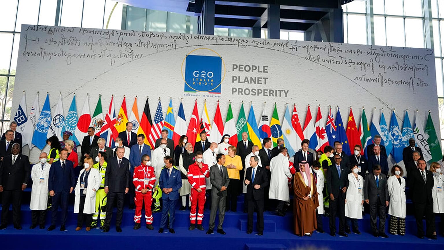 G20 Liderler Zirvesi, İtalya'nın başkenti Roma'da başladı