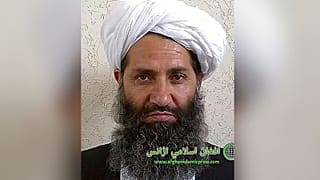 تنها عکس منتشرشده از هبت الله آخوندزاده، رهبر طالبان