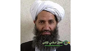 الملا هبة الله أخوند زادة الذي لم يظهر رسميا في أي مناسبة منذ تعيينه في 2016