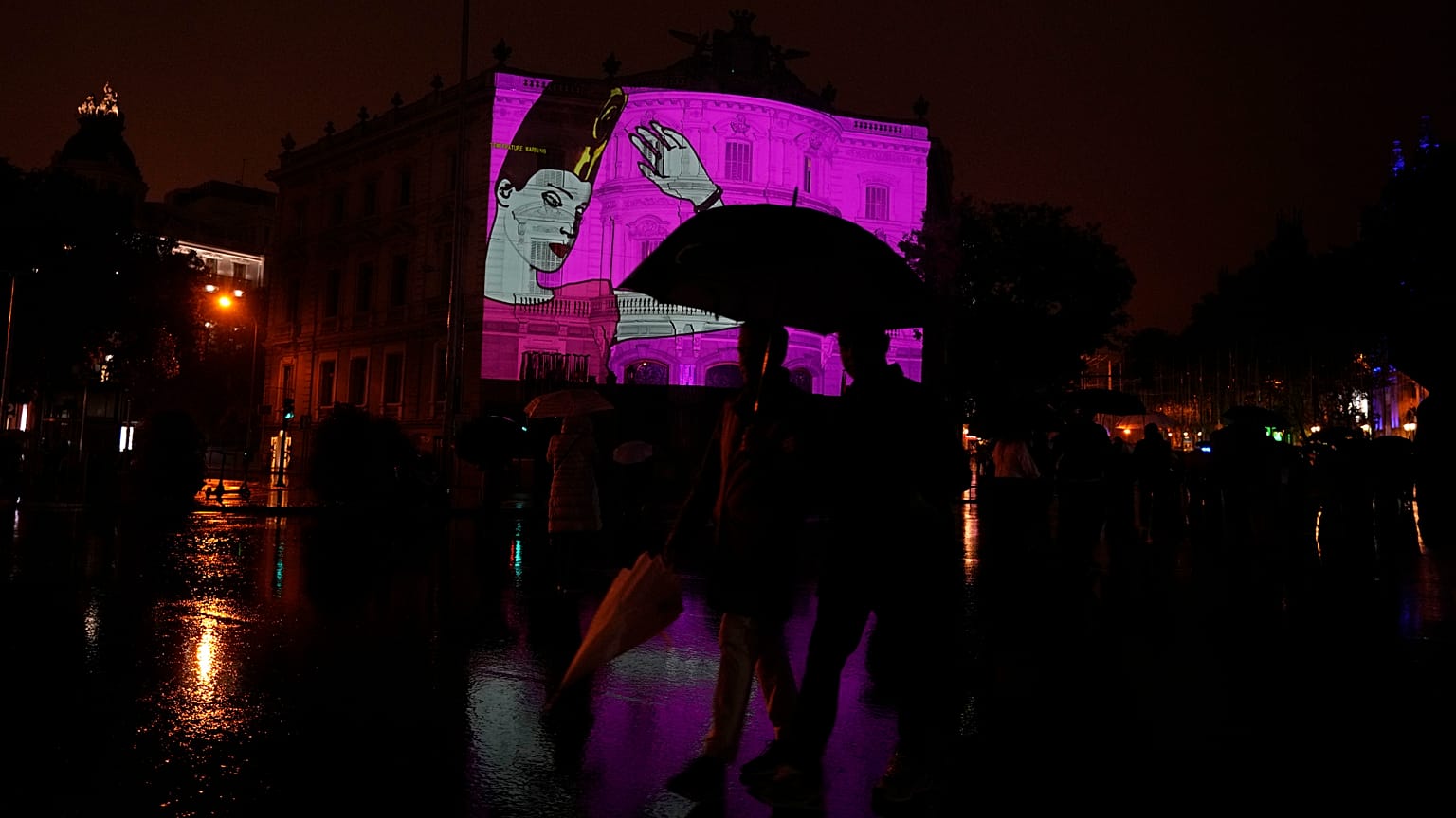 Lichterfest in Madrid
