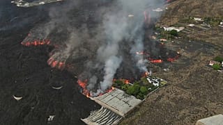 Seis semanas de erupción volcánica en La Palma