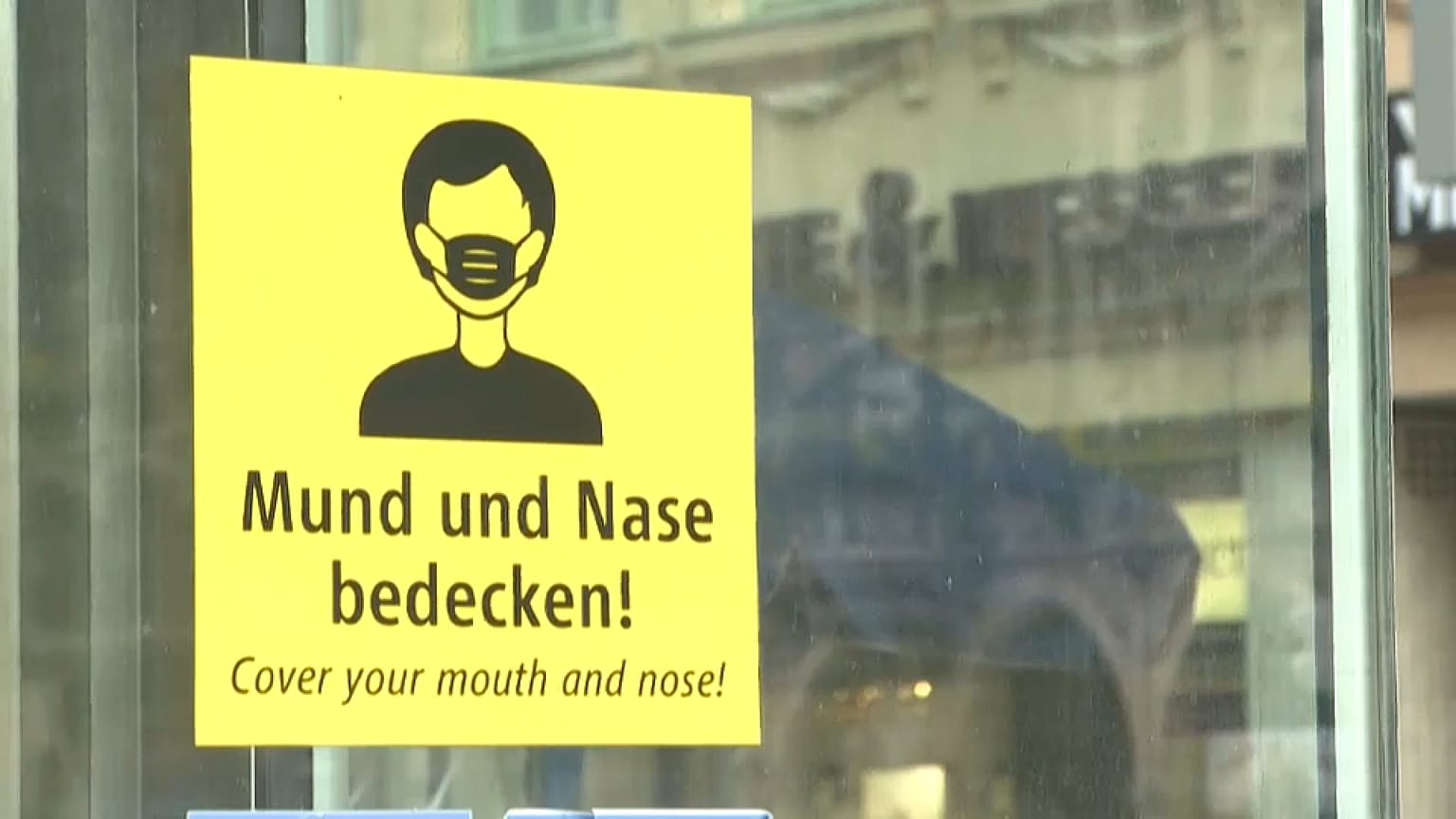 Hinweisschild in München