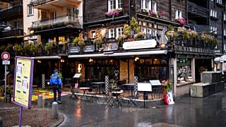 Restaurant Walliserkanne in Zermatt nach Festnahmen durch die Polizei