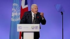 Sir David Attenborough addresses world leaders at COP26