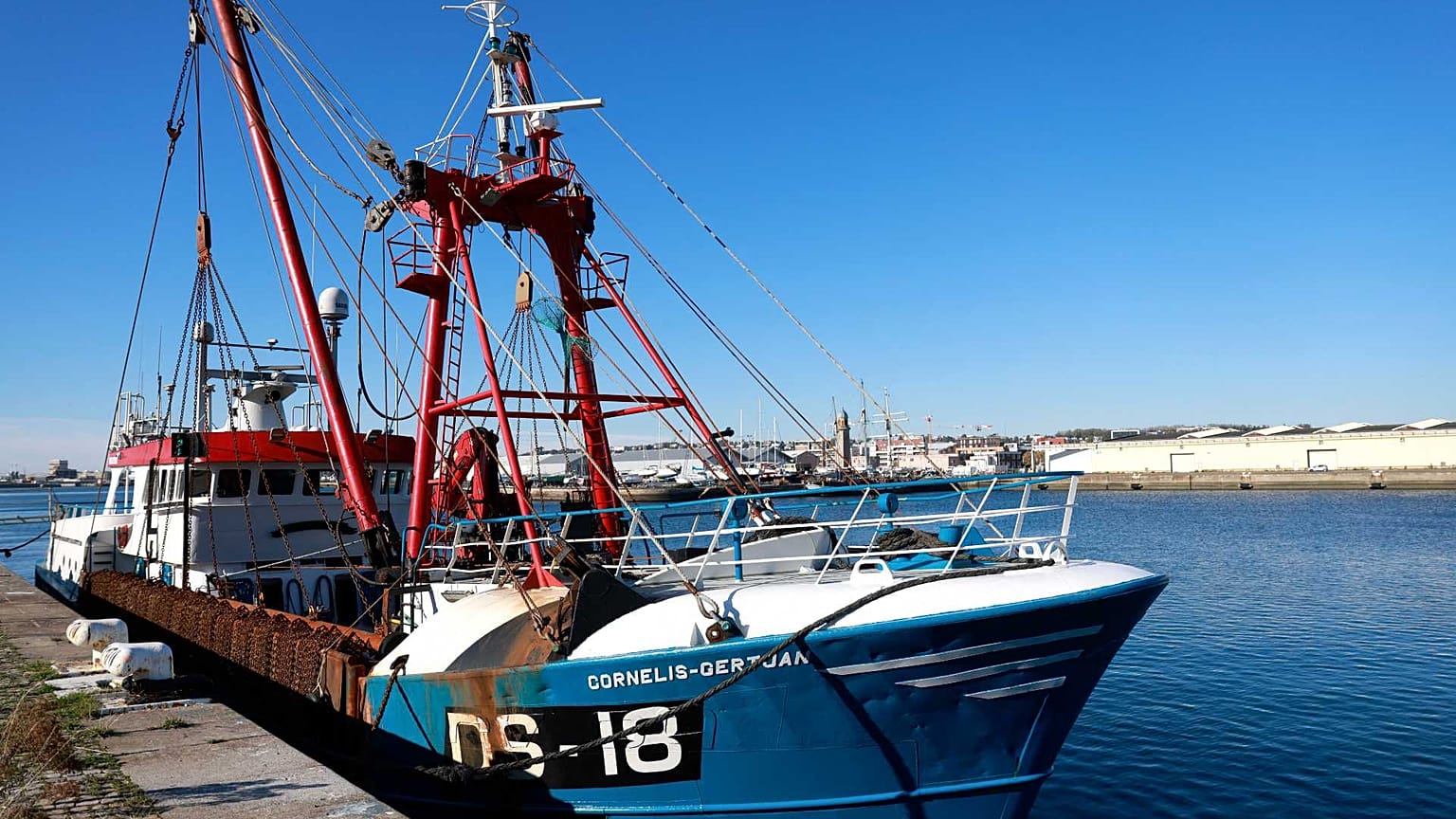 Fransa, İngiliz gemisi Cornelis Gert Jan'a el koydu, Le Havre, 28 Ekim 2021
