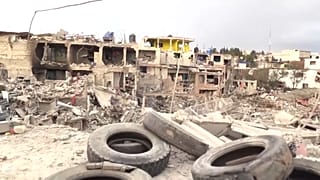 Destrucción por la explosión del gasoducto en Puebla, México