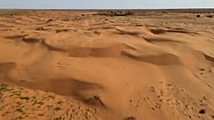 Rising temperatures and persistent drought has reduced Kalmykia's farmland to dust
