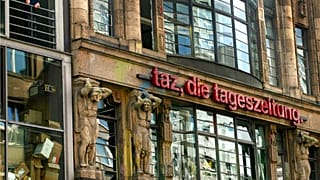 Altes Redaktionsgebäude der Taz, wo Bettina Gaus jahrzehntelang gearbeitet hat