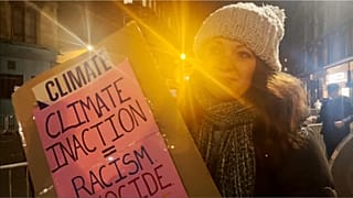 Protesters like Abigail are making their voices heard on the streets of Glasgow