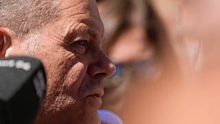 Olaf Scholz a G20 pénzügyminisztereinek velencei találkozóján, 2021-ben