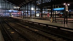 The incident occurred at Paris' Gare Saint-Lazare train station late on Monday.