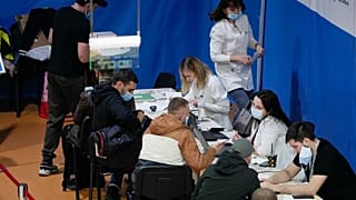 Центр вакцинации в Киеве