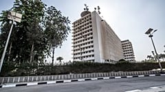 المقر الرئيسي لقناة السويس في مدينة الإسماعيلية المصرية، على بعد 135 كيلومترًا شمال شرق العاصمة القاهرة، في 14 أكتوبر 2019 