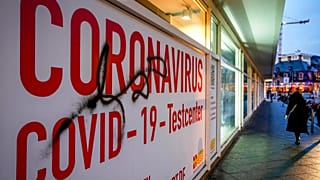Coronavirus-Testzentrum in Frankfurt