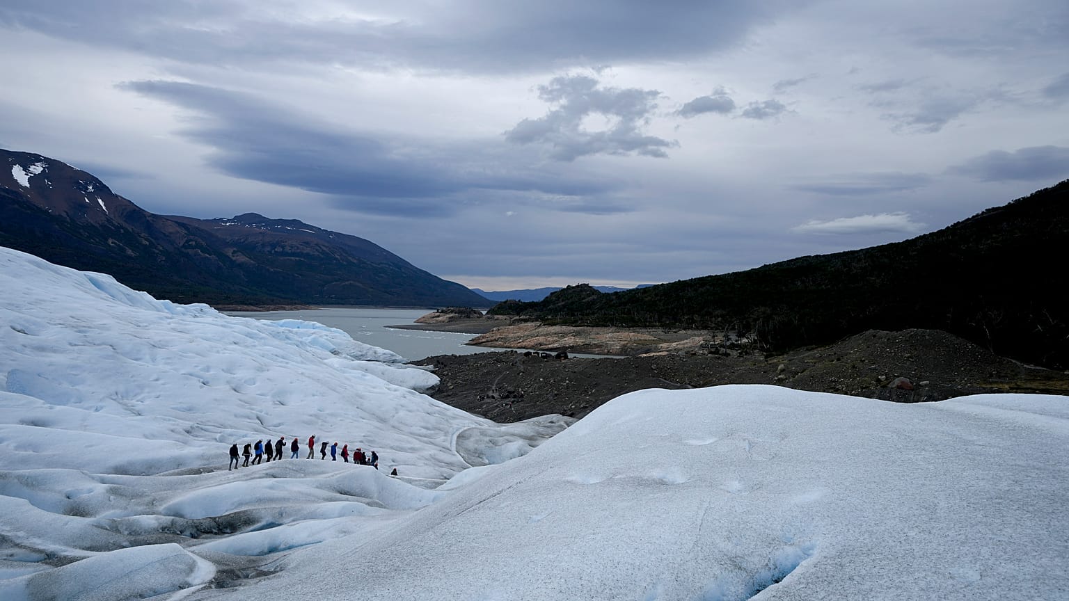 Gletscher nahe El Calafate in Argentinien