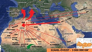 Mágnesként vonzza az iszlamistákat a hatalmas sivatagi terület