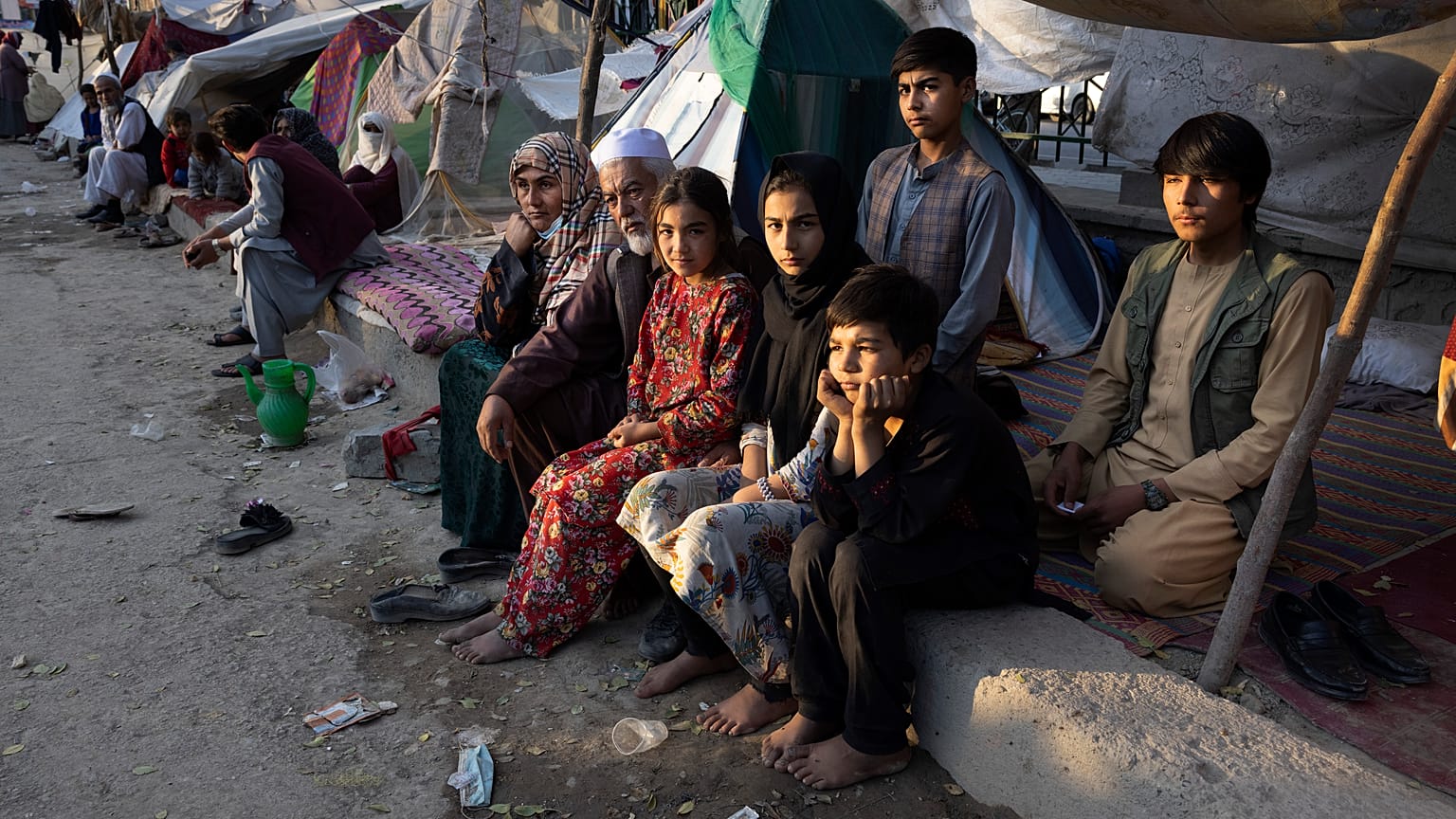 Five and a half million people are internally displaced inside Afghanistan.
