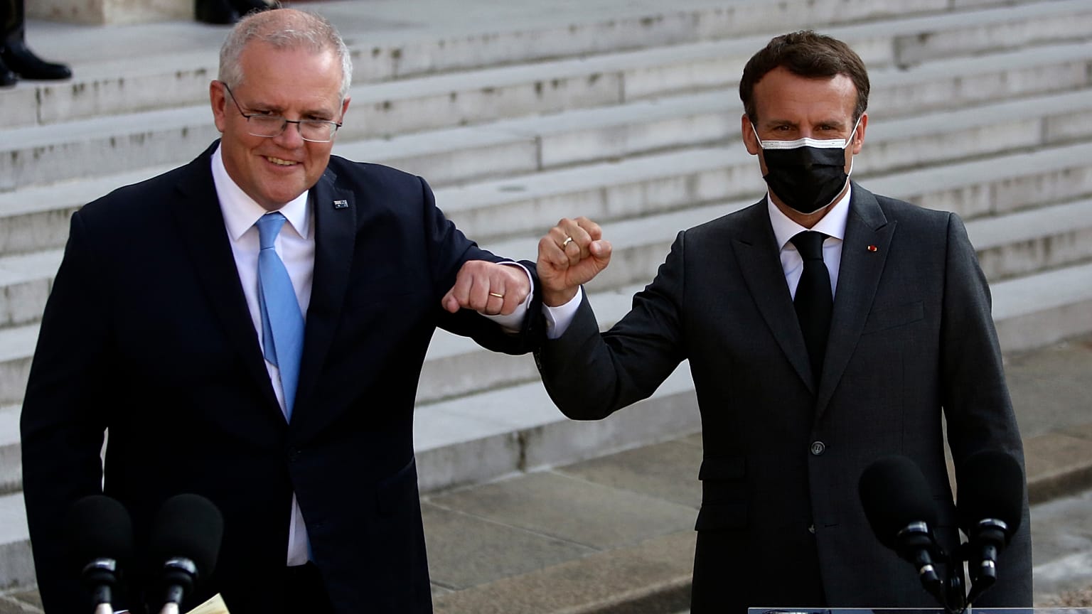 Mikor még úgy tűnt, hogy minden rendben van - máshogy emlékszik júniusi találkozásukra Macron és Morrison