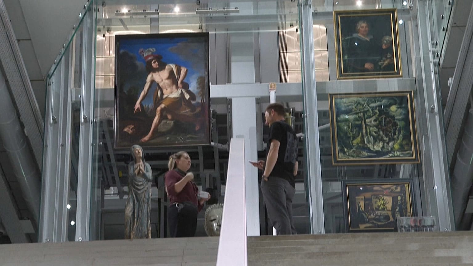 Depósito del Museo Boijmans Van Beuningen, Róterdam, Países Bajos, noviembre 2021