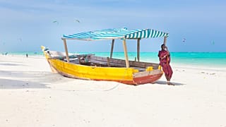 A beach in Zanzibar