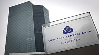 Die Europäische Zentralbank in Frankfurt