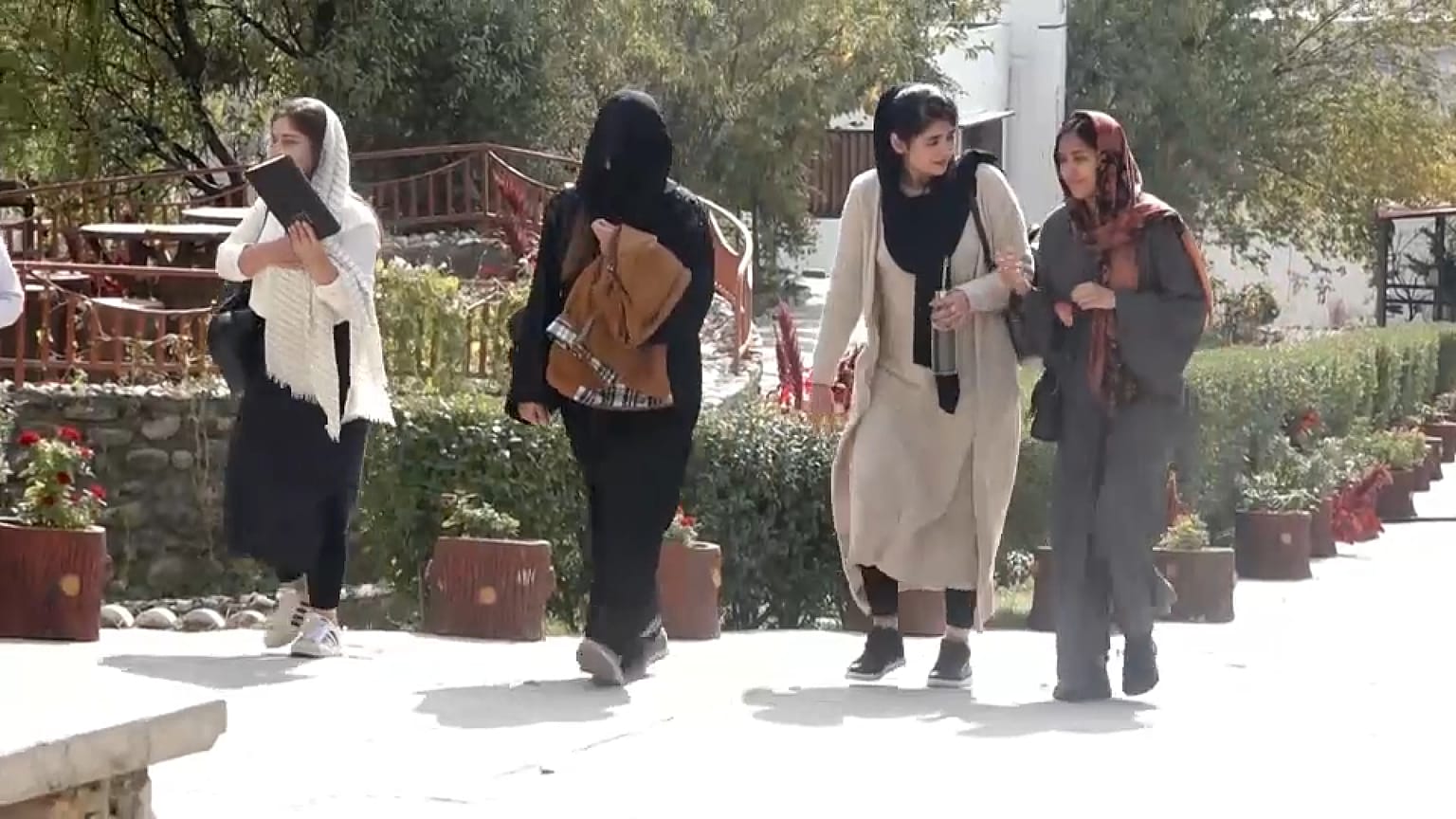 Afganistan'ın başkenti Kabil'deki özel Moraa Üniversitesi 