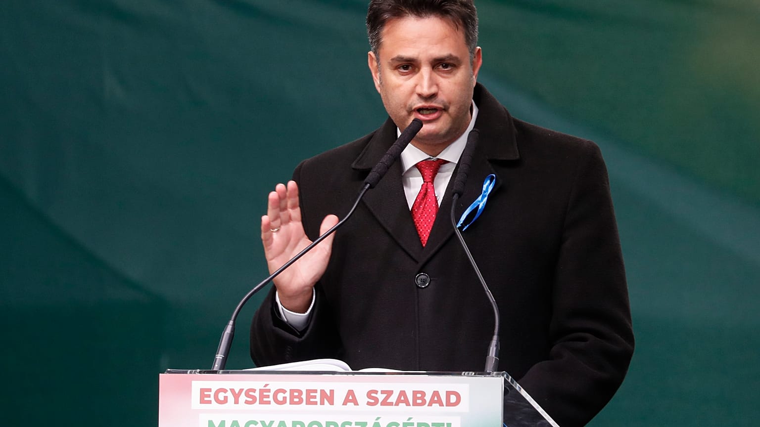 Márki-Zay Péter ünnepi beszédet tart Budapesten