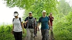 Sam Baker led the team who walked 820-kilometres to COP26 in Glasgow