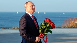 Russian President Vladimir Putin in Sevastopol, Crimea.