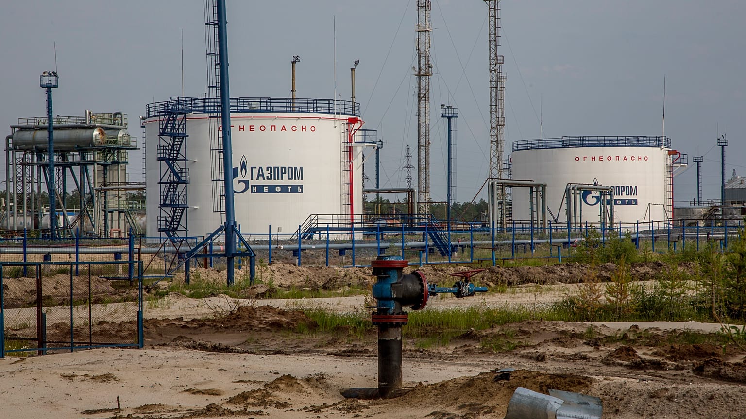 Нефтехранилище Газпрома на Ямале