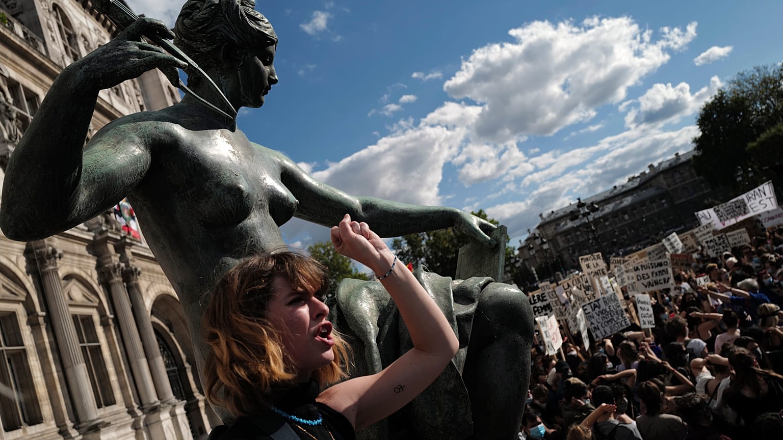 آرشیو/ تظاهرات جنبش metoo  در فرانسه