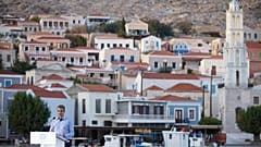 Ο Κυριάκος Μητσοτάκης στην Χάλκη
