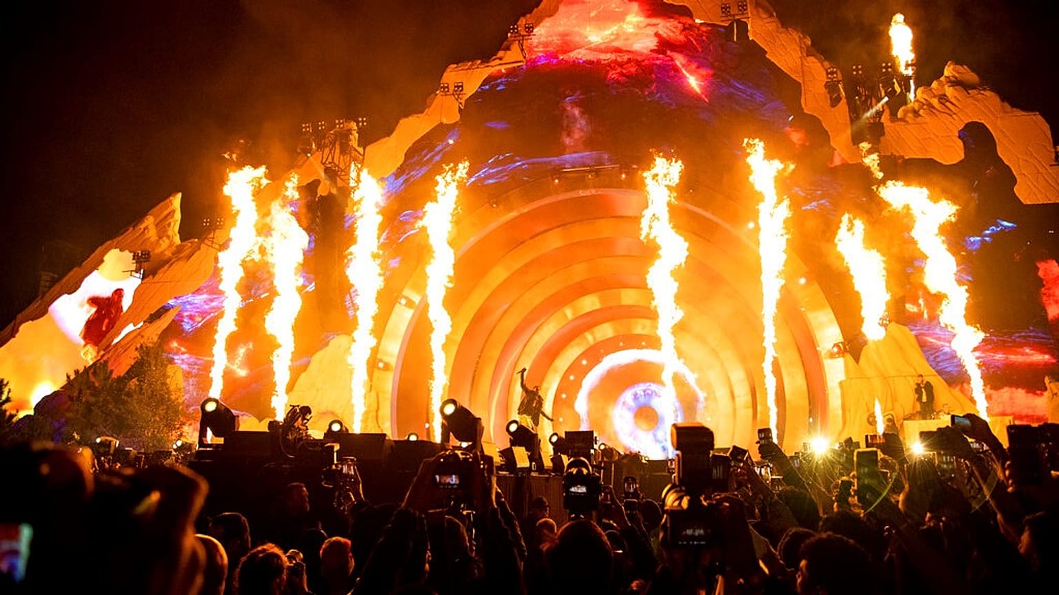 Travis Scott koncertje az Astroworld fesztiválon