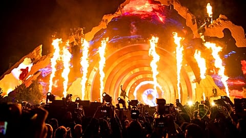 Travis Scott koncertje az Astroworld fesztiválon
