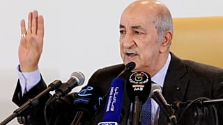 الرئيس الجزائري عبد المجيد تبون