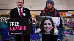 Mobilisation à Londres en faveur de la libération de l'Irano-britannique Nazanin Zaghari-Ratcliffe, le 02/11/2021