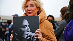 Demonstration vor Gefängnis für Saakaschwili