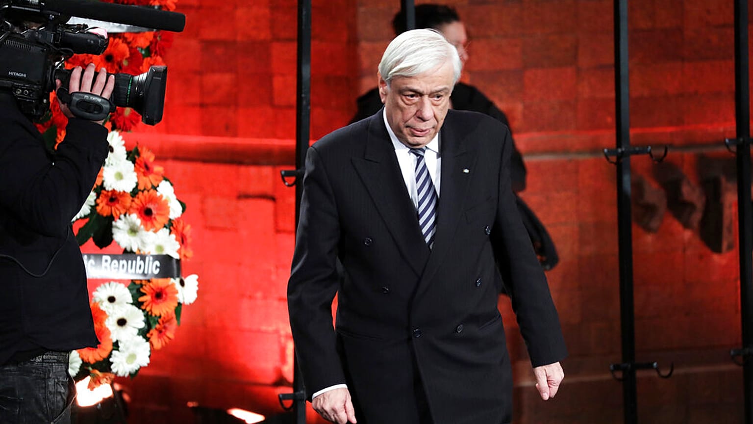 Ο πρώην Πρόεδρος της Ελληνικής Δημοκρατίας Προκόπης Παυλόπουλος κατά την επίσκεψή του στην Ιερουσαλήμ