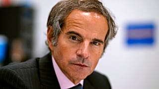 Rafael Mariano Grossi, a Nemzetközi Atomenergia-ügynökség főigazgatója a COP26 ENSZ klímacsúcson Glasgow-ban, Skóciában.