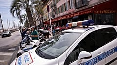 A police car in Cannes, pictured in 2015