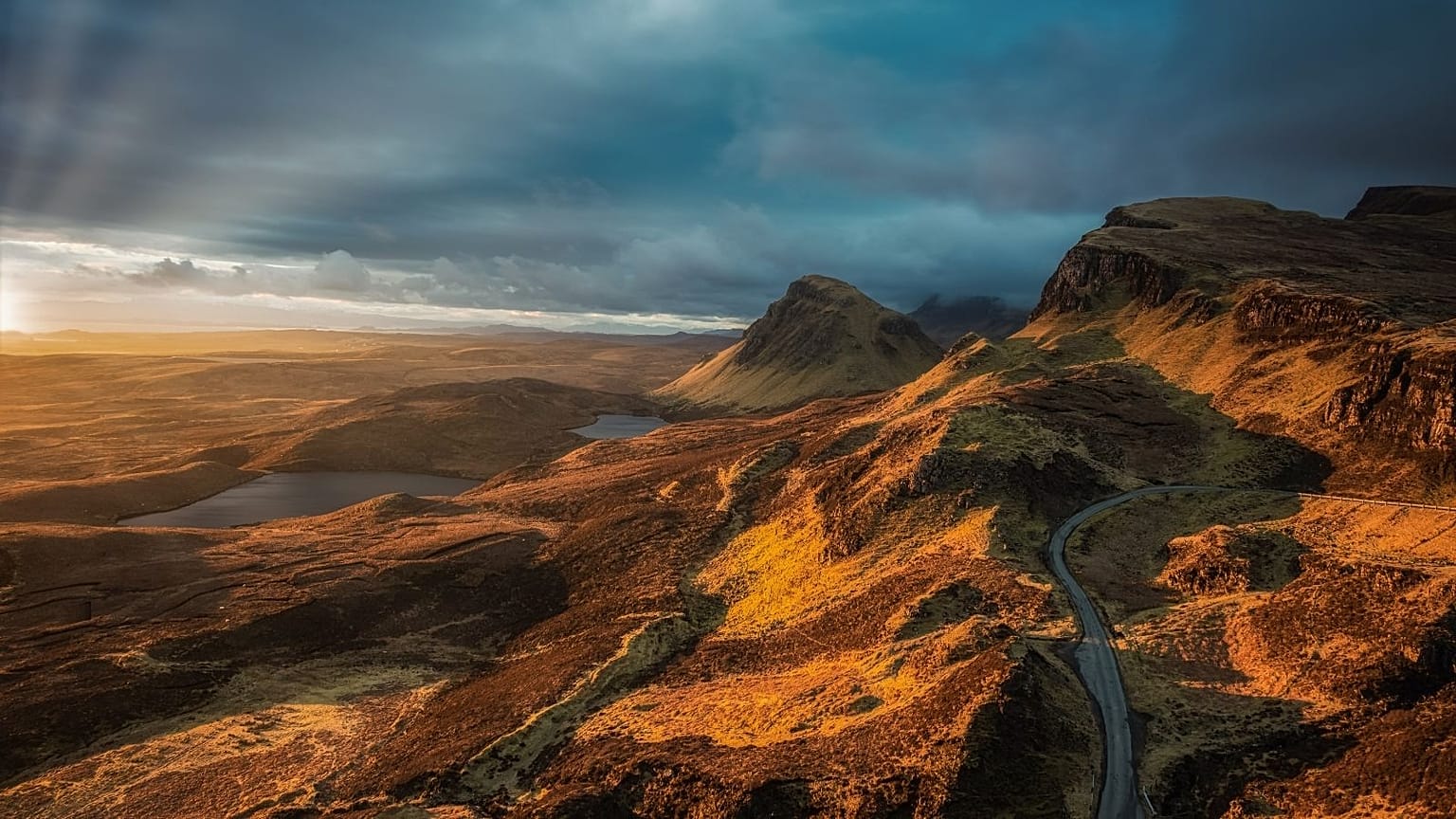 The Quiraing on Isle of Skye, Scotland