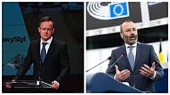 Szijjártó Péter és Manfred Weber