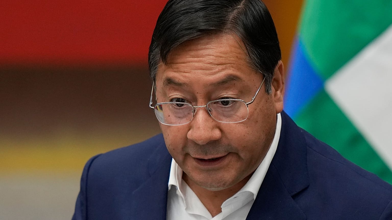 El presidente de Bolivia, Luis Arce, 30/10/2021, La Paz, Bolivia