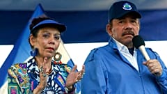 El Presidente de Nicaragua Daniel Ortega y su esposa Rosario Murillo en una imagen de 2018