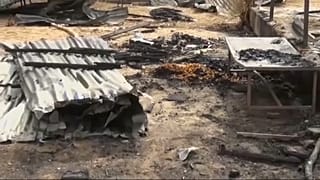 Εικόνα από το κατεστραμμένο σχολείο