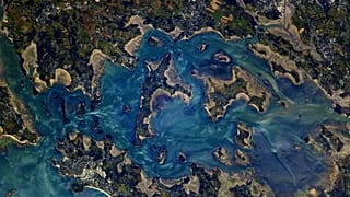 A view of the Gulf of Morbihan, France
