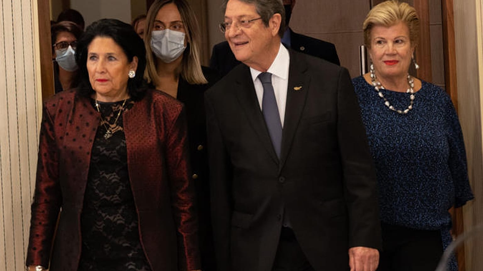 Η Πρόεδρος της Γεωργίας και ο Πρόεδρος της Κυπριακής Δημοκρατίας