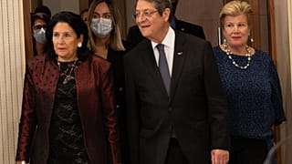 Η Πρόεδρος της Γεωργίας και ο Πρόεδρος της Κυπριακής Δημοκρατίας