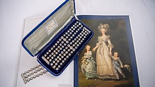 A pair of diamond bracelets once owned by Marie Antoinette of France