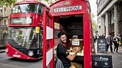 Some phone boxes have already been converted to other uses, like this one that hosts a smartphone repair shop